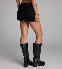 Too Hot to Handle Bodycon Denim Mini Skirt