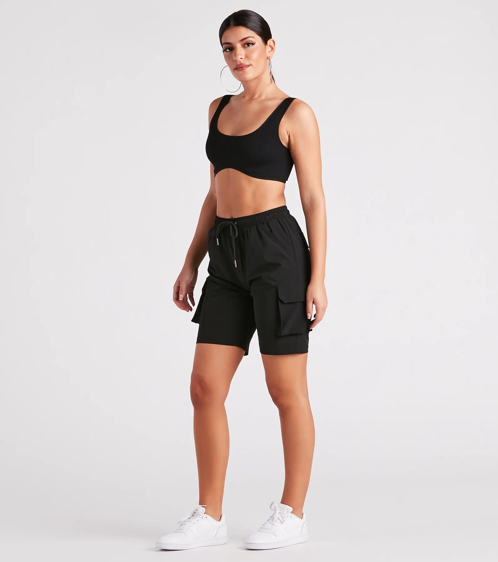 Everyday Trendsetter Nylon Cargo Shorts