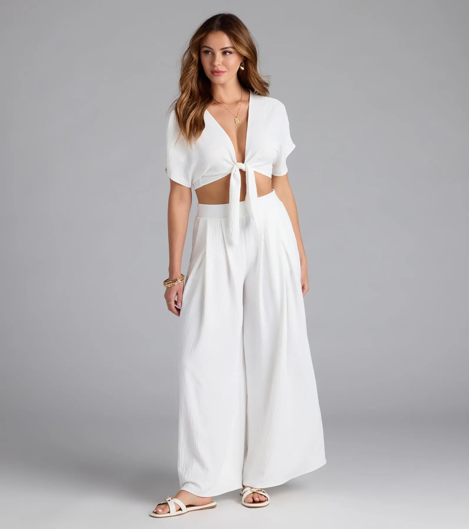 Weekend Vibes Wide-Leg Palazzo Pants