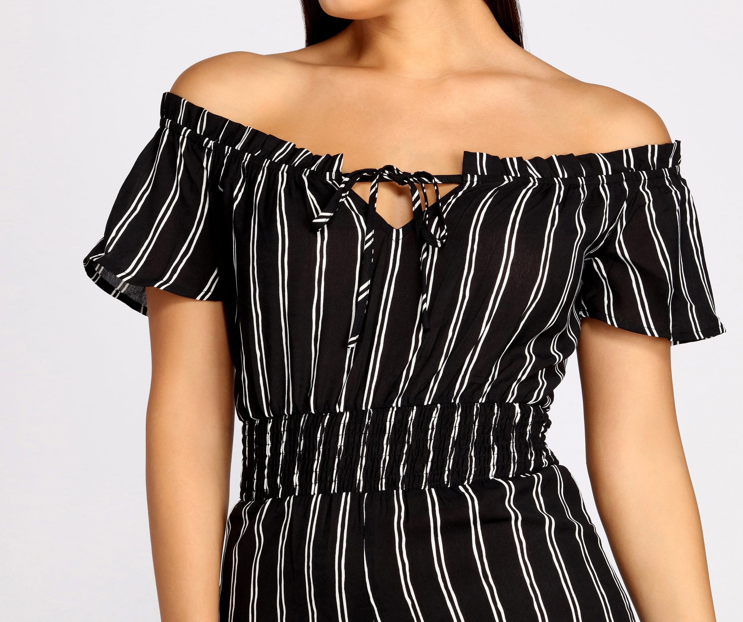 Nautical Babe Striped Jumpsuit