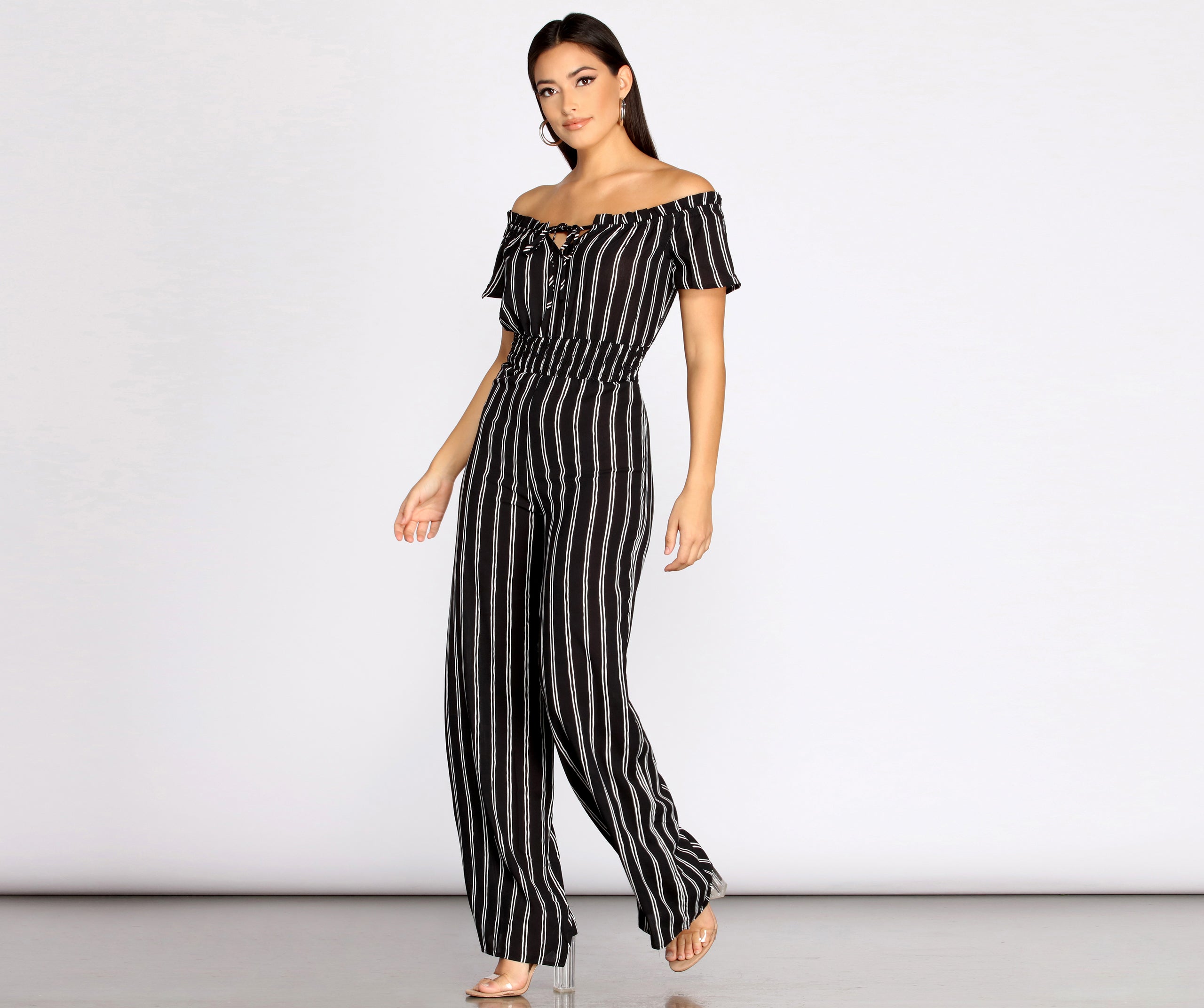 Nautical Babe Striped Jumpsuit