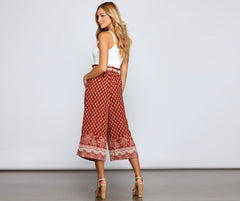 Carefree Glamour Bohemian Paisley Jumpsuit