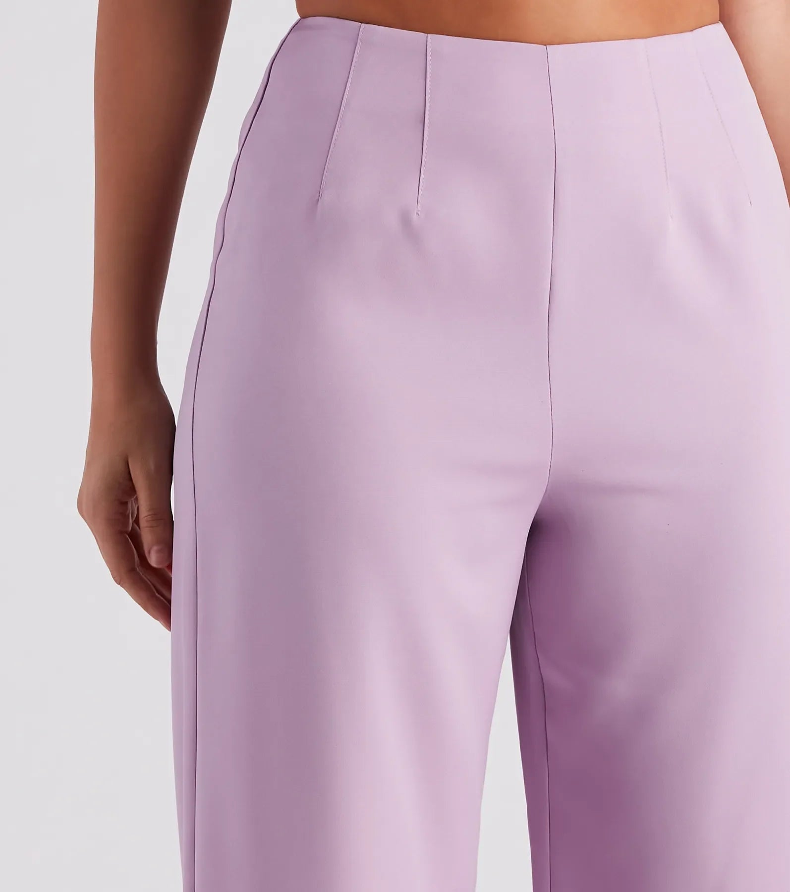 She Means Business Wide-Leg Pants