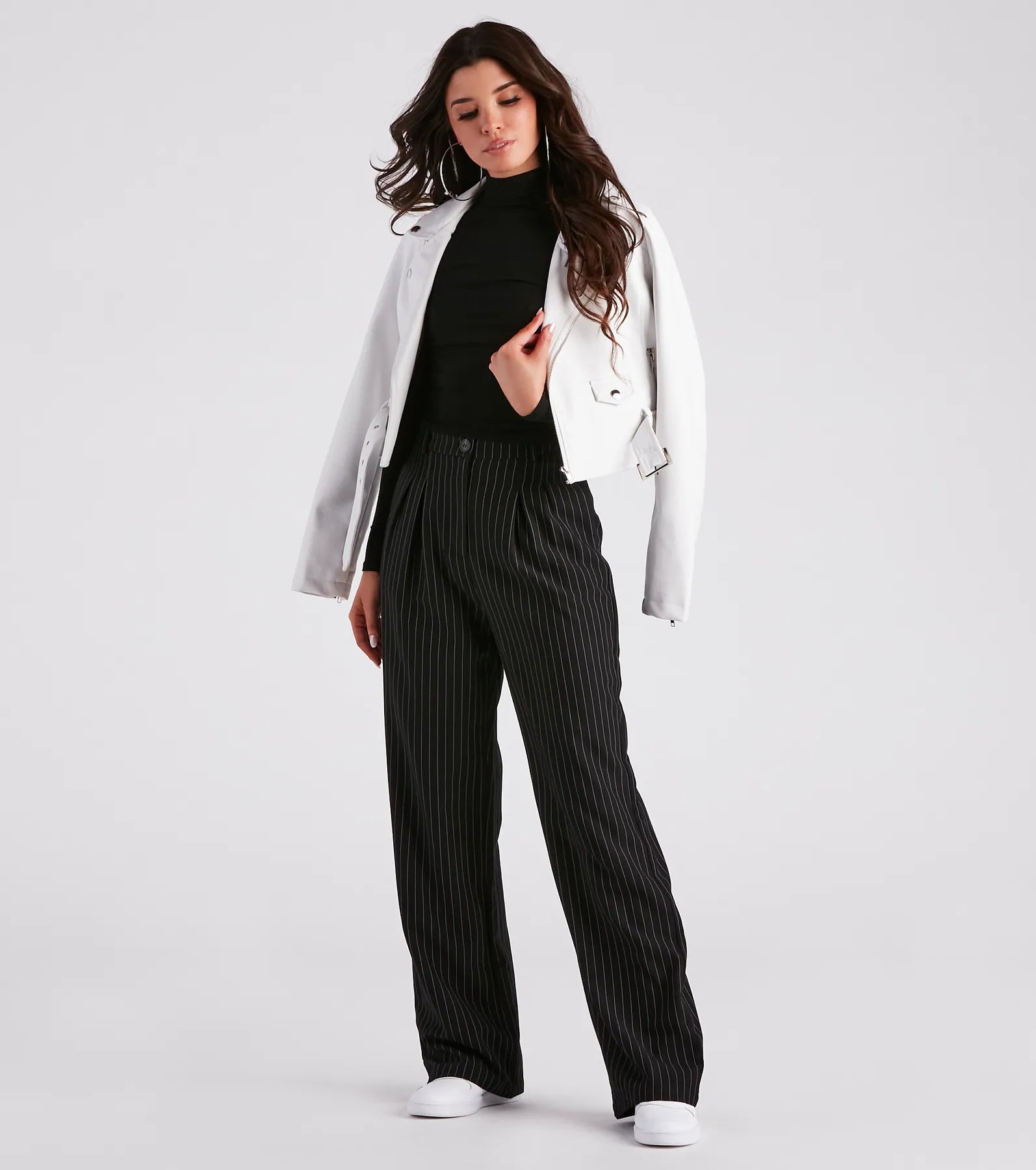 Stylish Strut Pinstripe Trouser Pants