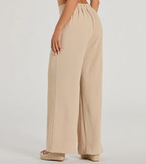 Call The Shots High-Rise Wide-Leg Pants