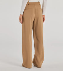 Polished Perfection Contrast Waist Pants