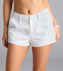 Chic Babe Eyelet Lace Shorts