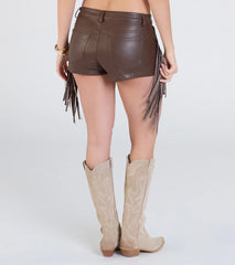 Let's Ride Fringe Hot Shorts