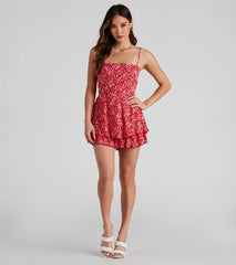 Sweet Beauty Ditsy Floral Romper