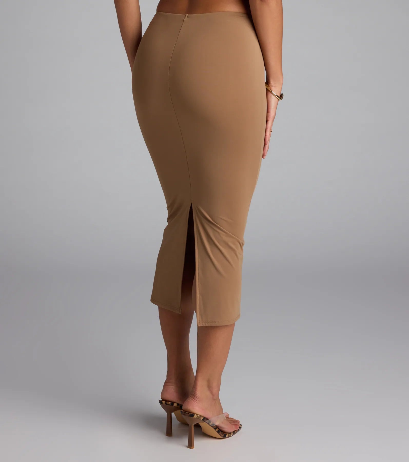 Serenade Me Bodycon Midi Skirt