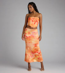 Perfect Symphony Floral Maxi Skirt