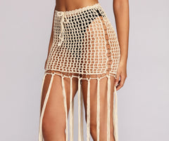 Beauty In Crochet Skirt