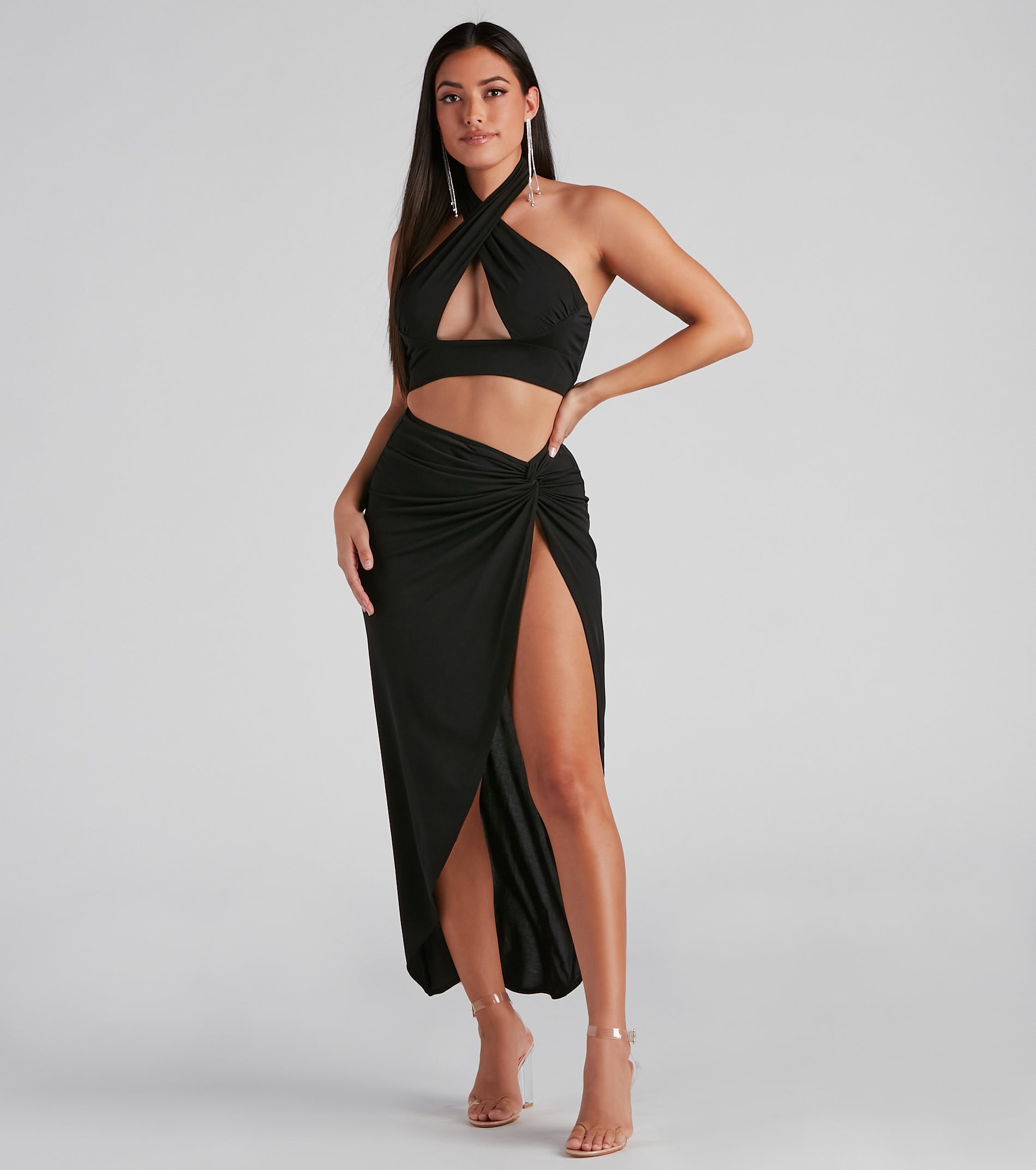 All Night Wrap Maxi Skirt