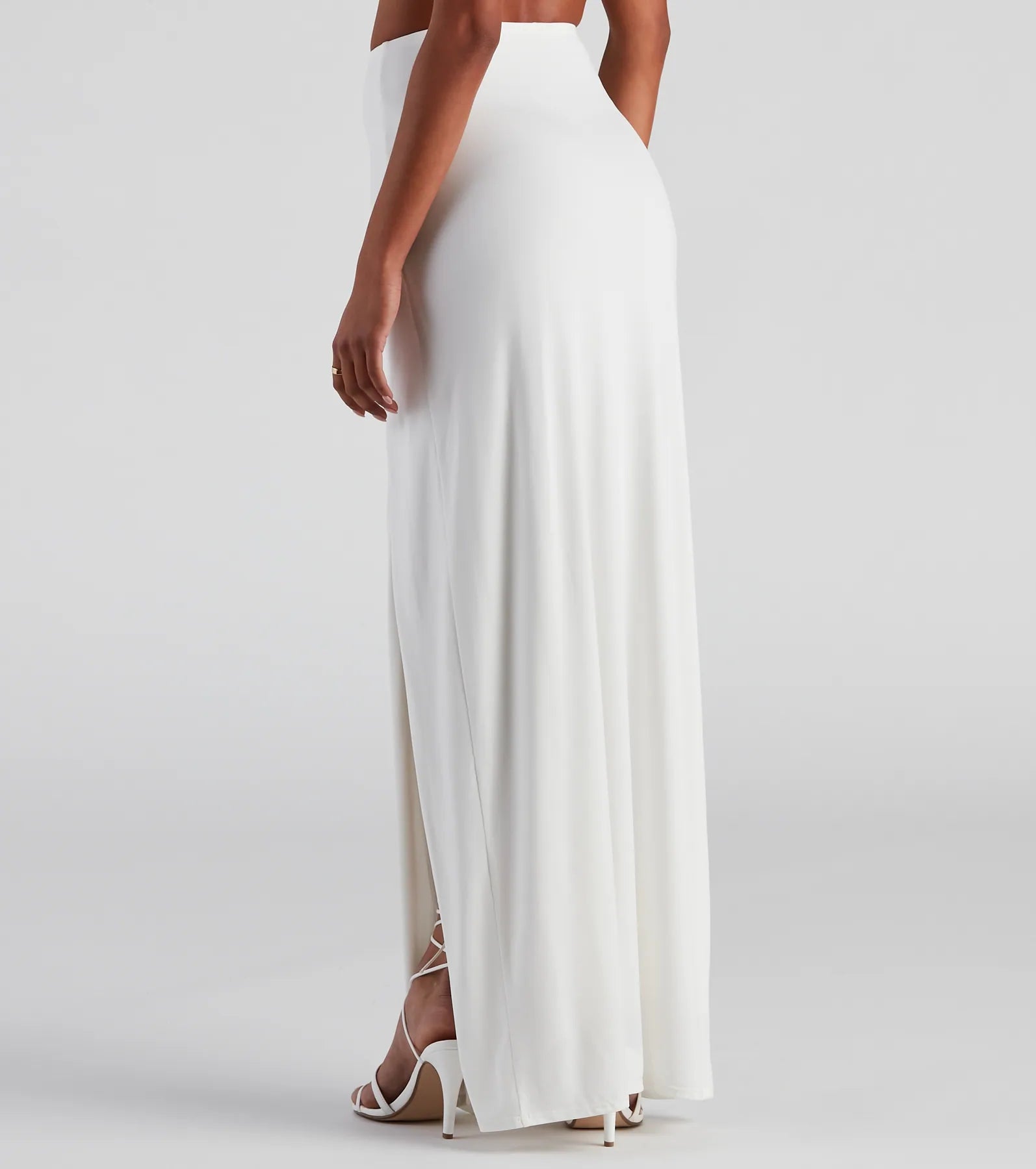 Staycation High Slit Maxi Skirt