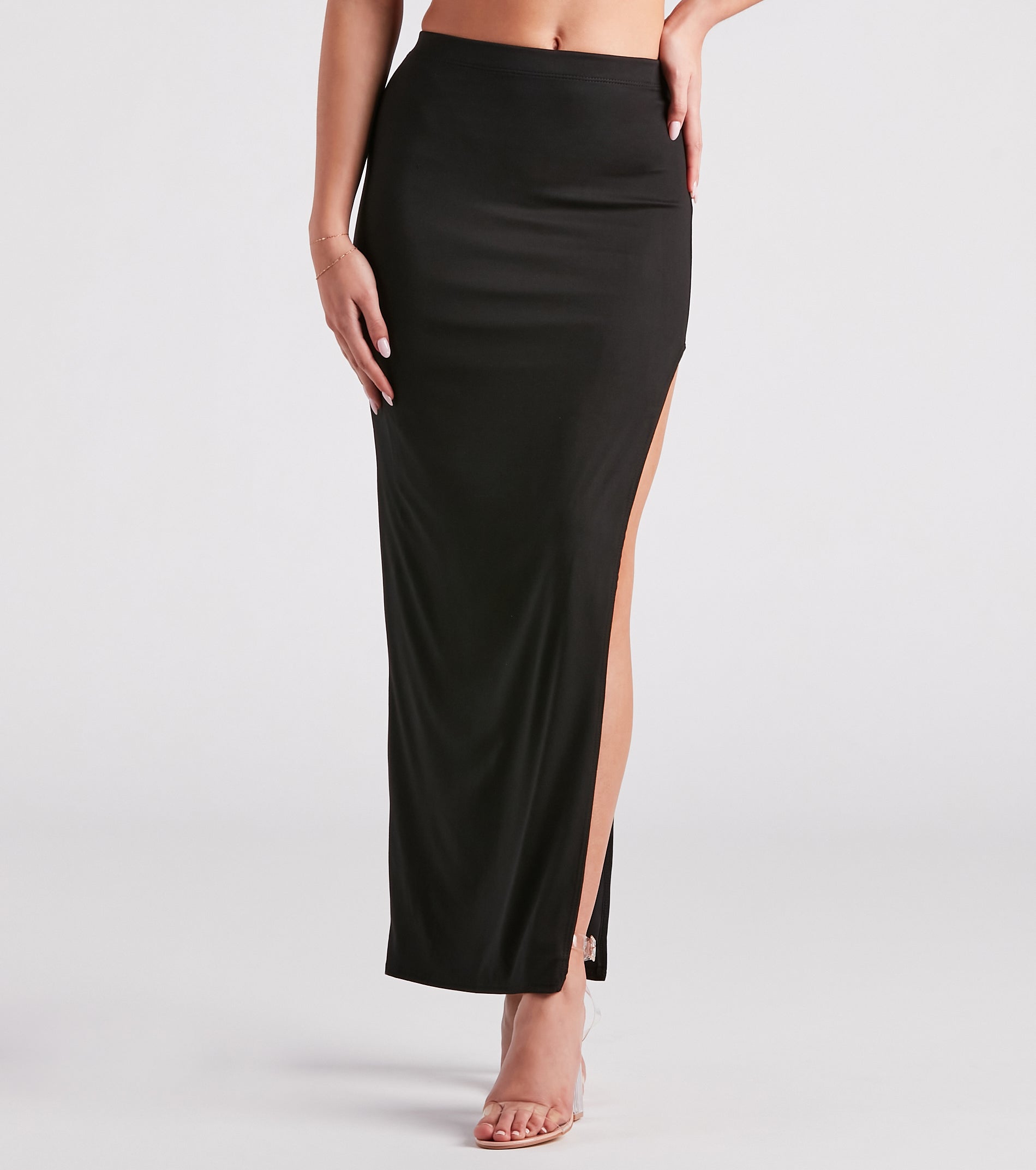 On My Mind Side Slit Maxi Skirt