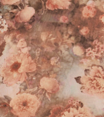 Adorable In Floral Mesh Drop Waist Mini Skirt