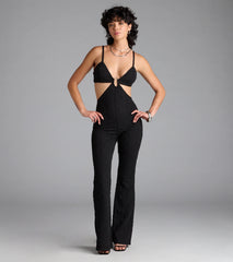 Being Sultry Cutout Wide-Leg Jumpsuit
