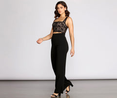 Lace Be BFFs Jumpsuit