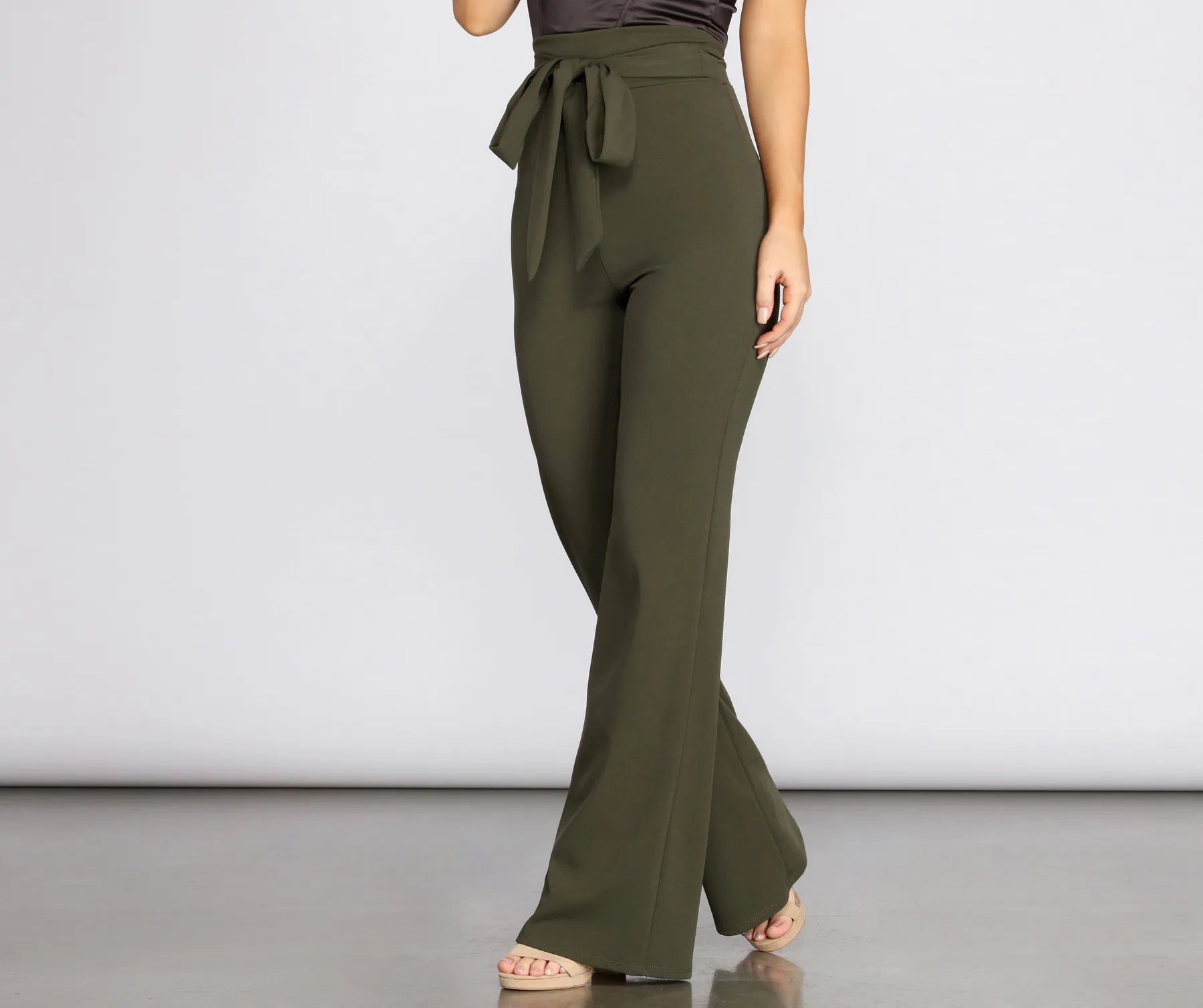 Sealed With Style Tie-Waist Pants