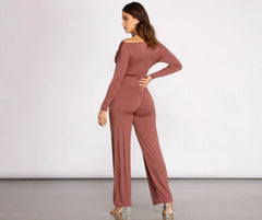 For A Good Time Long Sleeve Jumpsuit