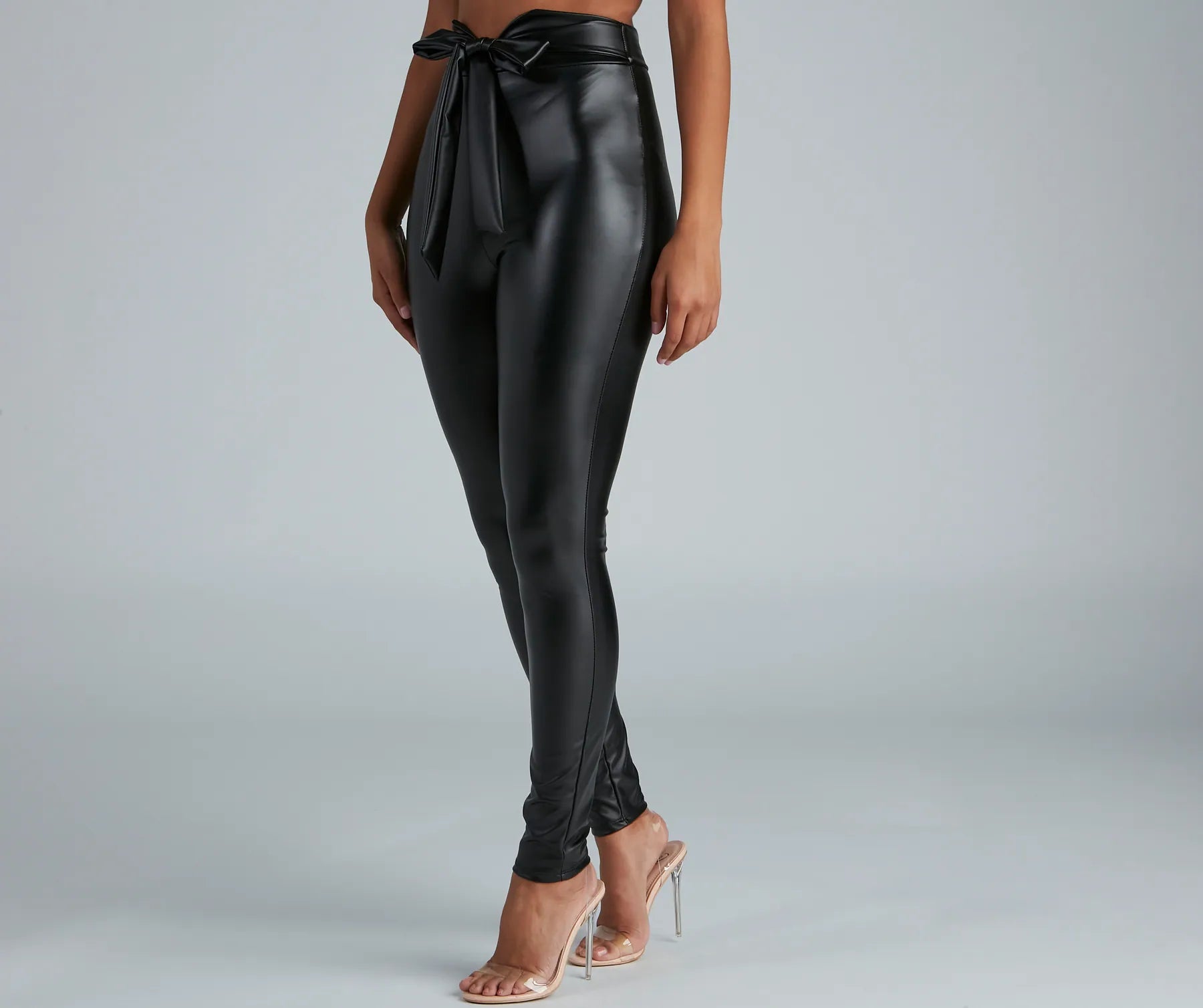 Chic And Dressy Vibes Faux Leather Pants