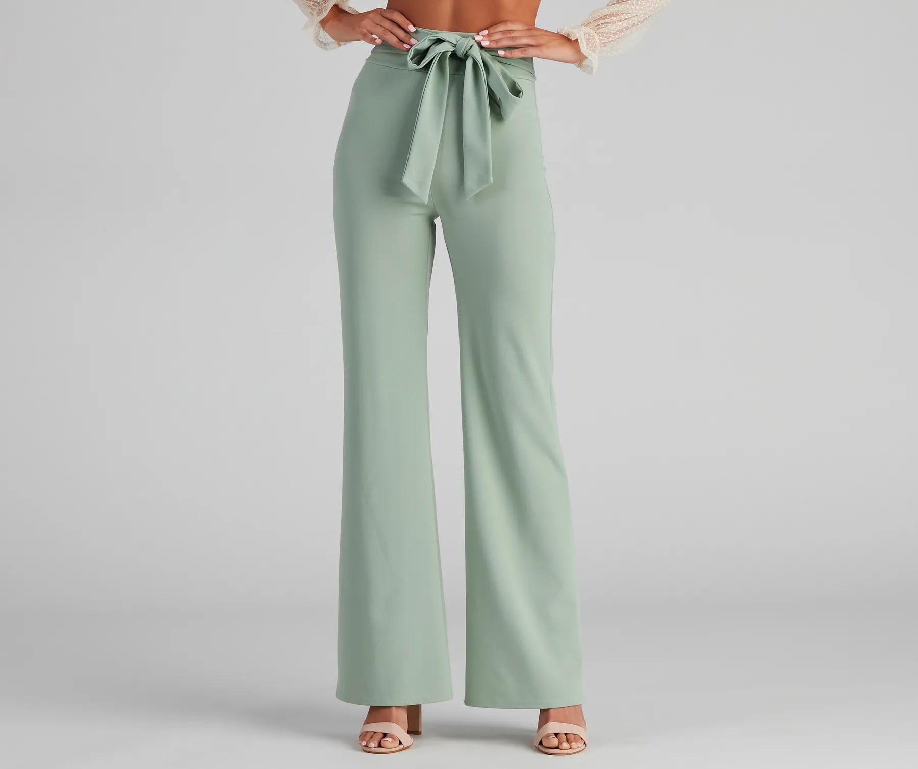 Sealed With Style Tie-Waist Pants