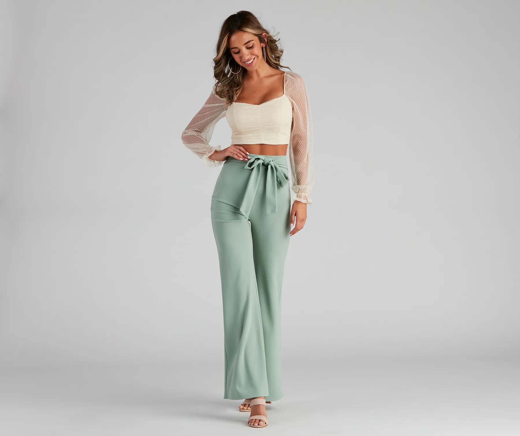 Sealed With Style Tie-Waist Pants