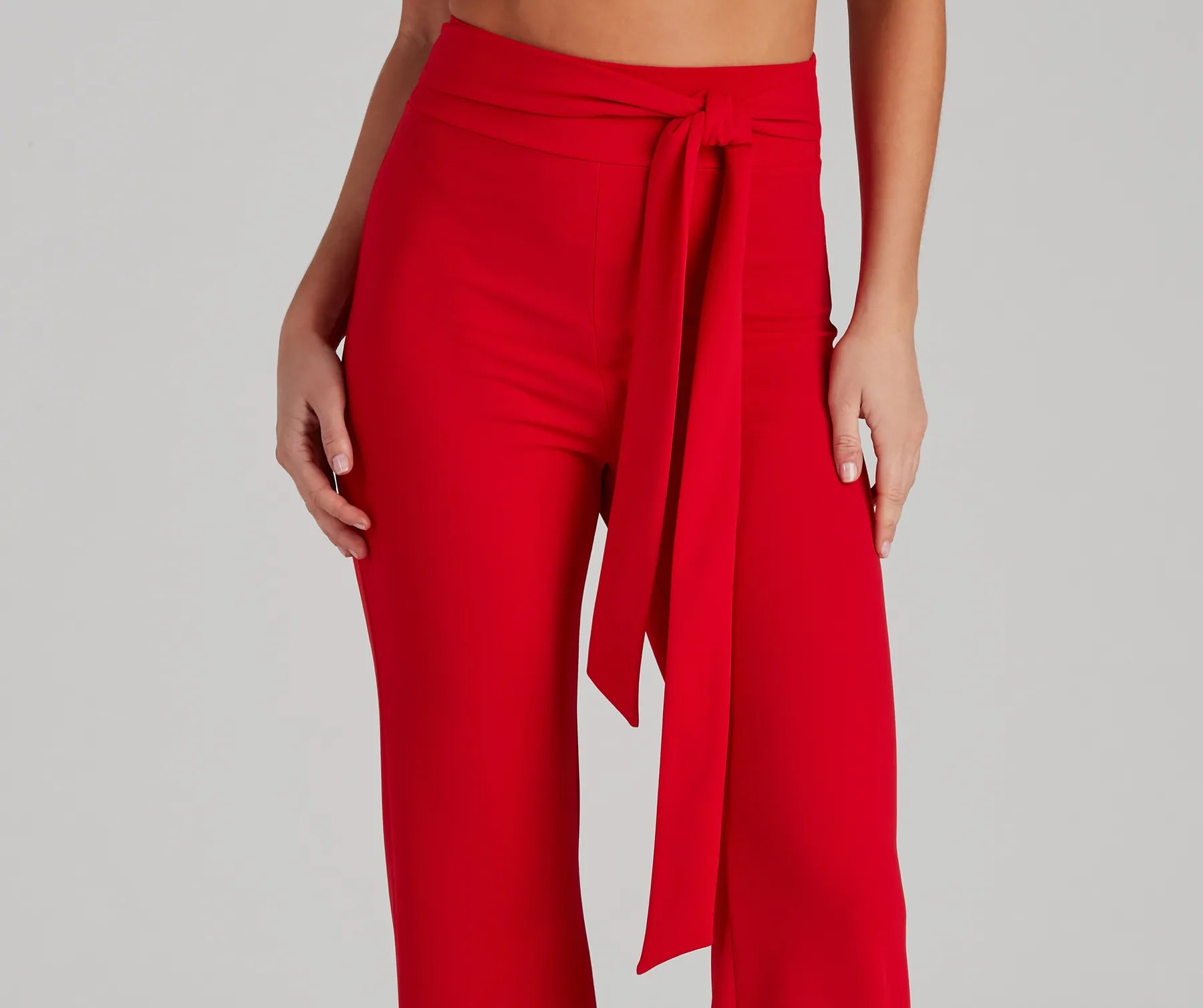 Sealed With Style Tie-Waist Pants