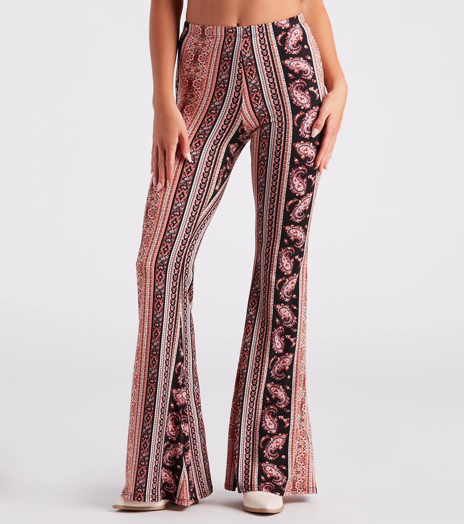 Desert Haze Paisley Flare Pants