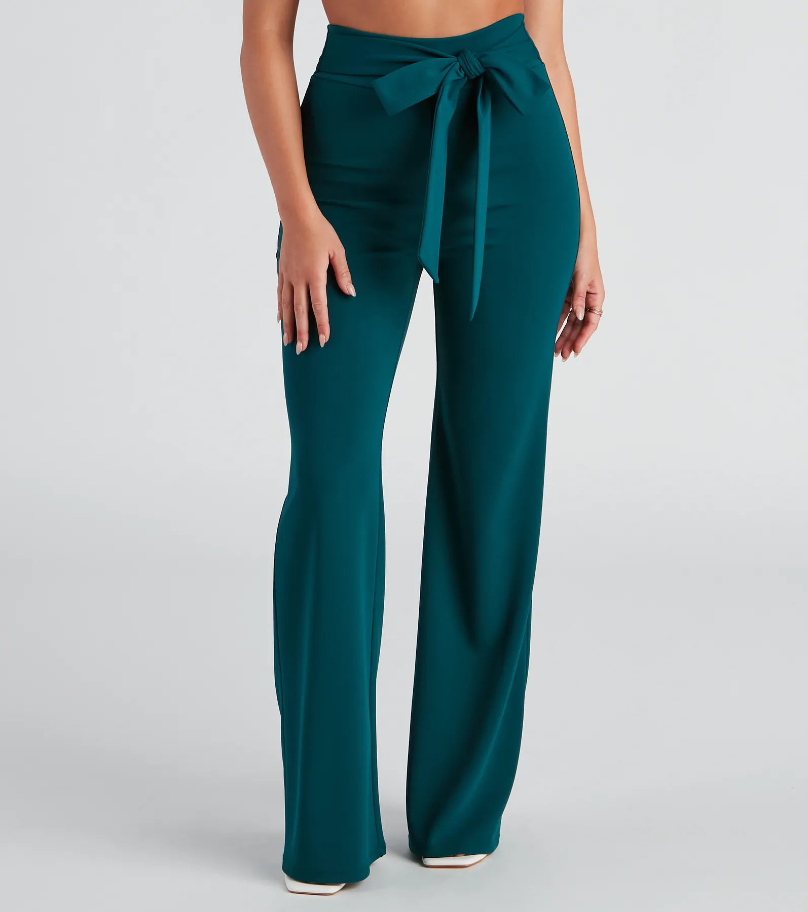 Sealed With Style Tie-Front Pants