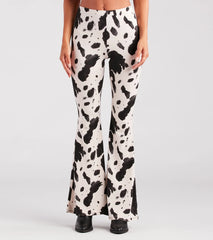 Cowgirl Cutie Printed Flare Pants