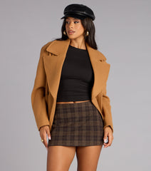 Checkmate Plaid Mini Skort