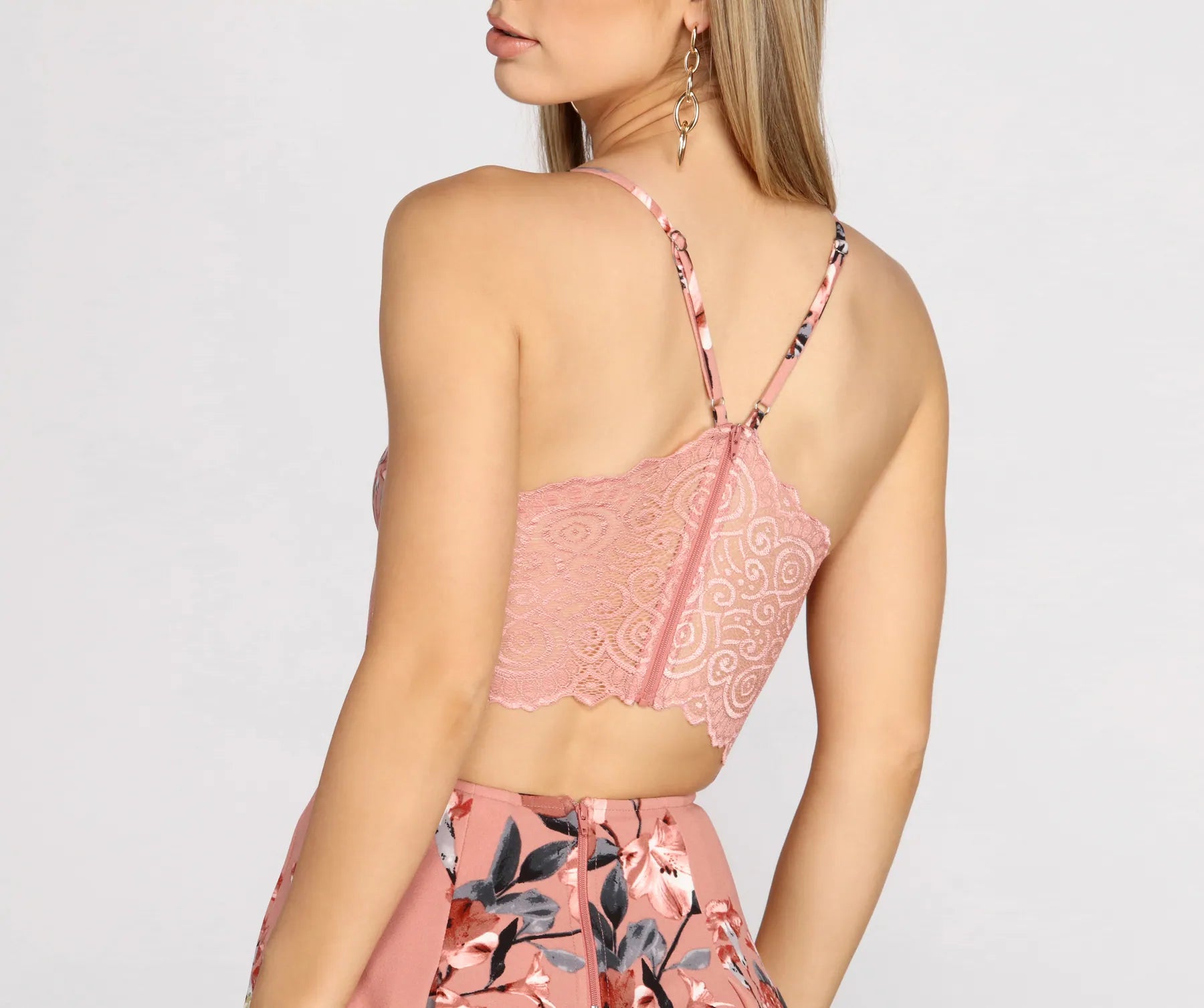 Plant One On Floral Romper