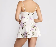 Summer Fling Floral Romper