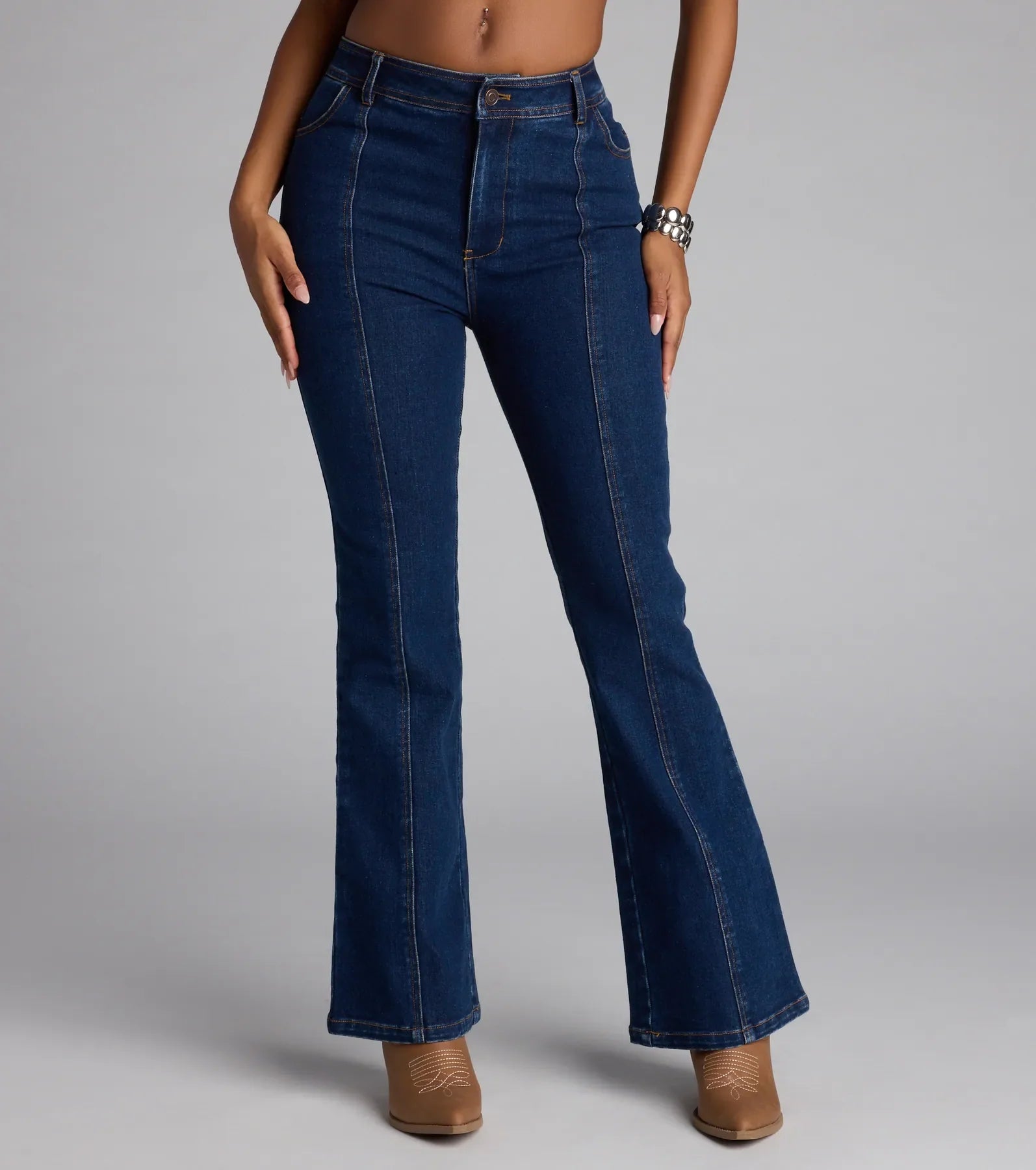 Such A Firecracker Mid-Rise Star Pocket Denim Jeans