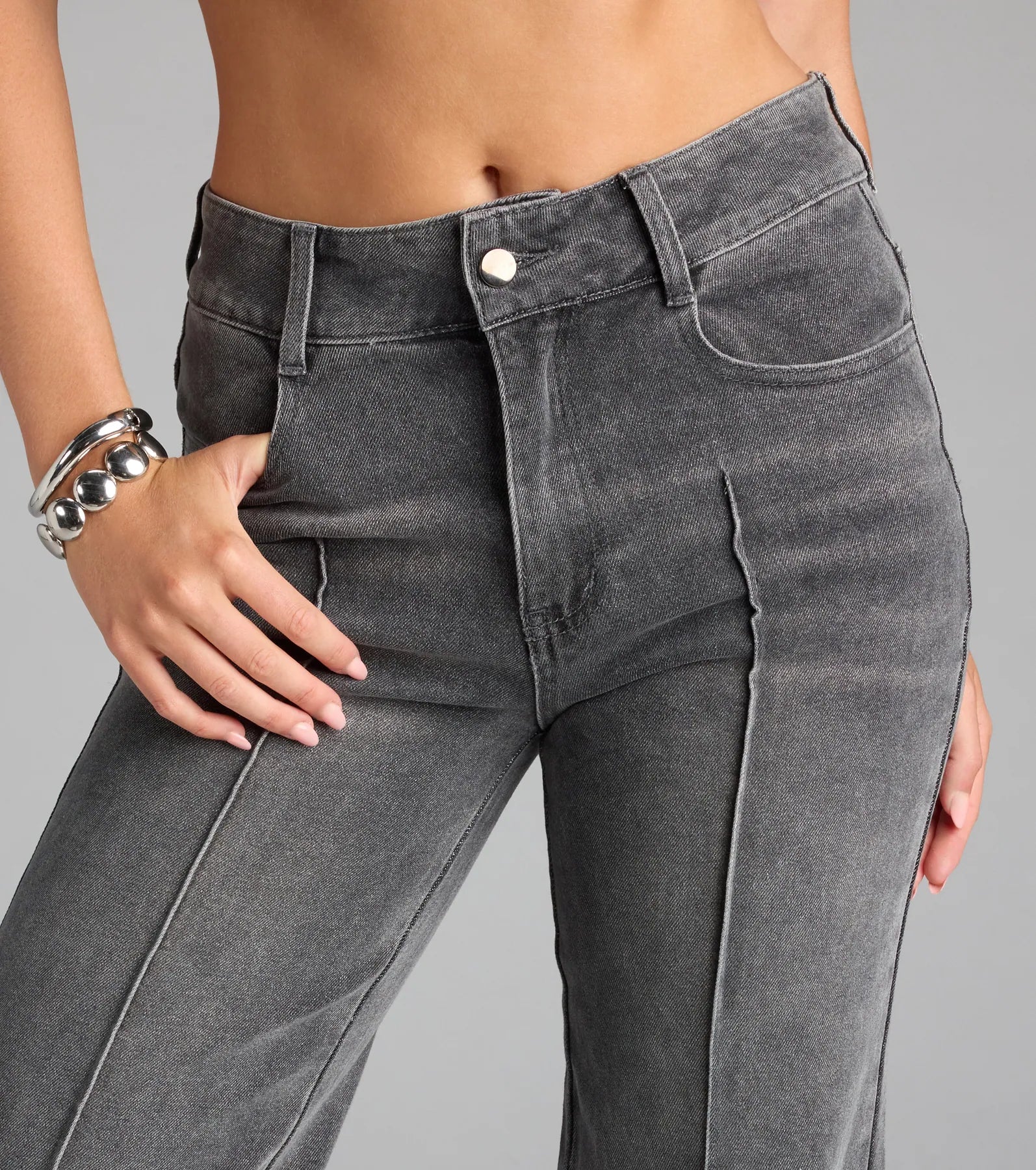 Street Sleek Straight Leg Denim Jeans