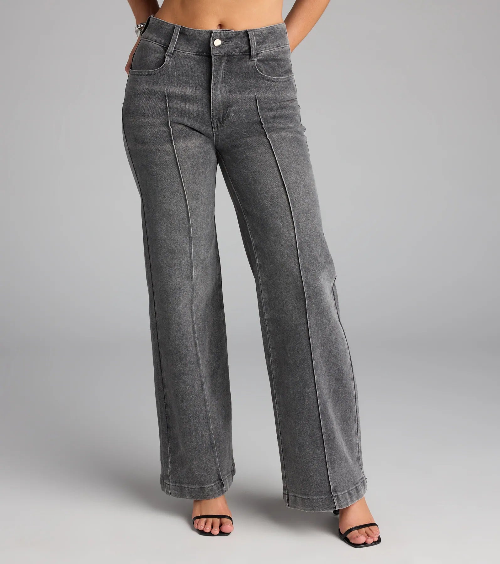 Street Sleek Straight Leg Denim Jeans