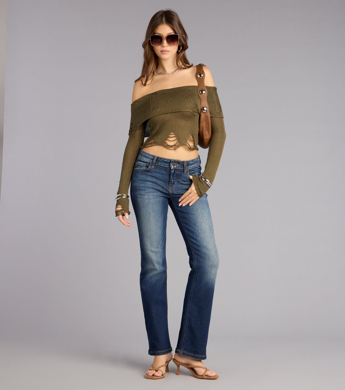 Effortlessly Cool Mid-Rise Flare Jeans