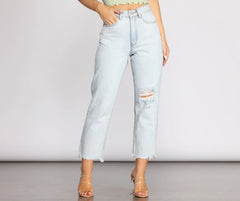 High Rise Cropped Jeans