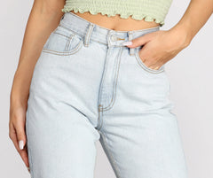 High Rise Cropped Jeans
