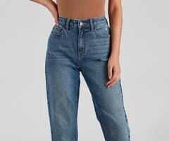 High-Rise Classic Straight-Leg Jeans