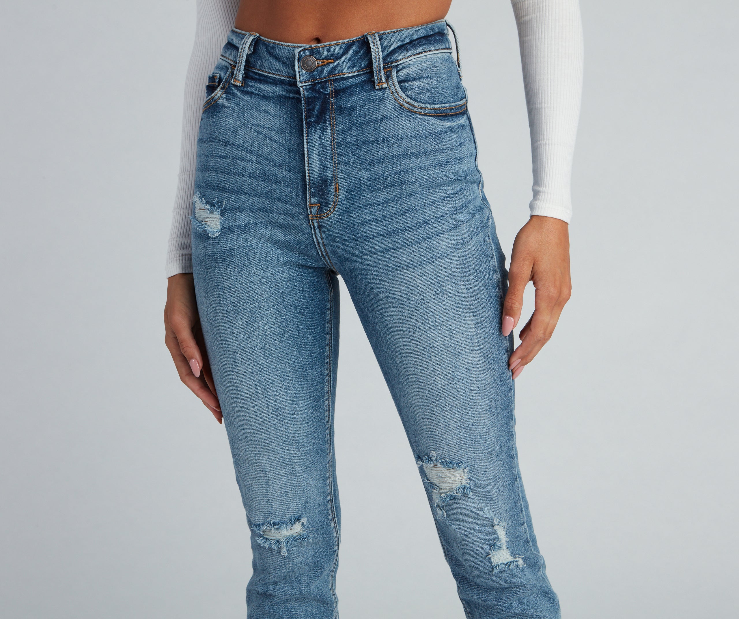 Casual Vibes High-Rise Skinny Jeans