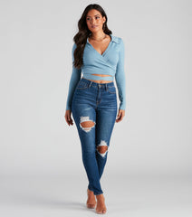 Taylor High-Rise Skinny Ankle Jeans by Windsor Denim