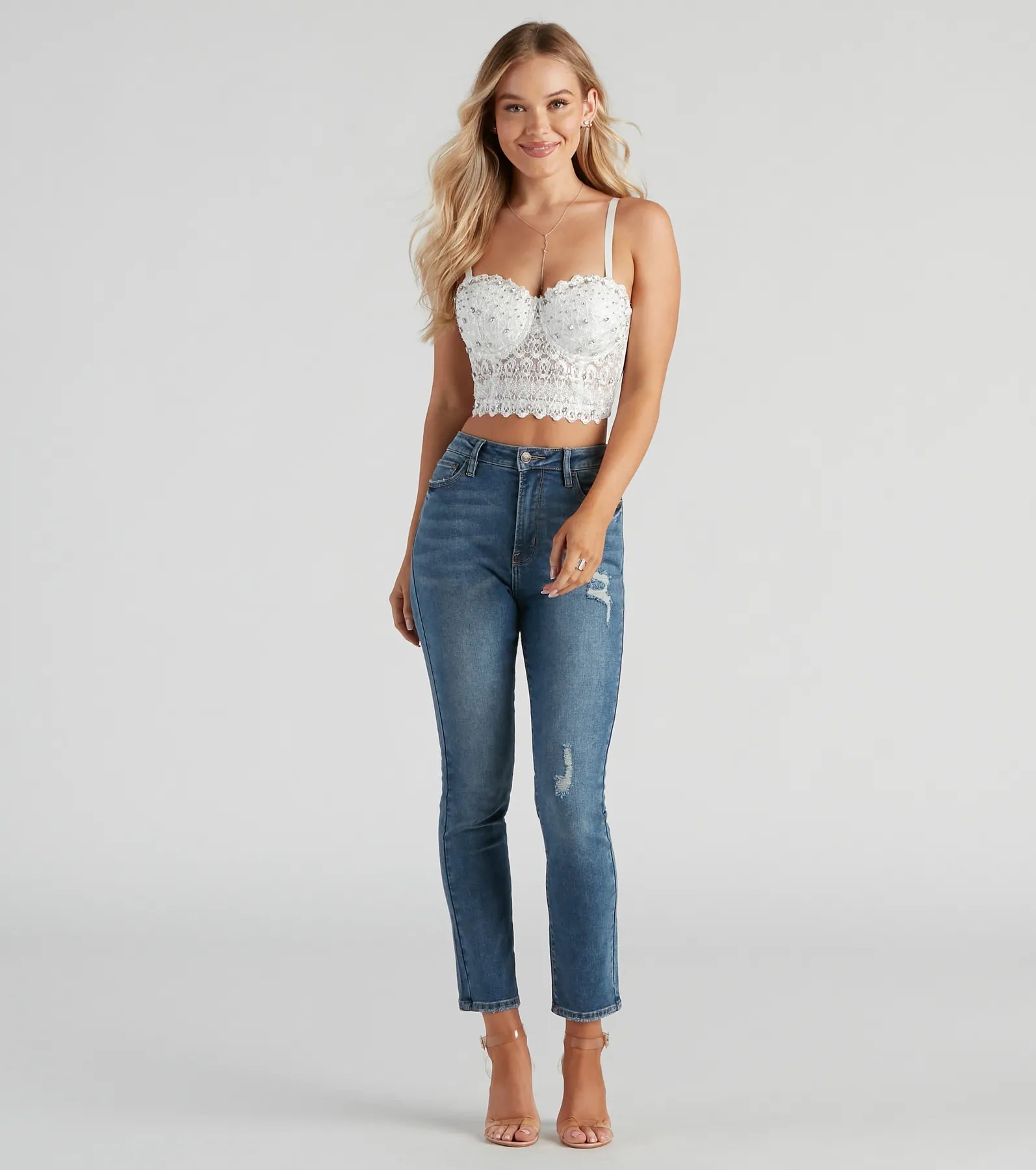 Taylor High Rise Skinny Ankle Jeans By Windsor Denim