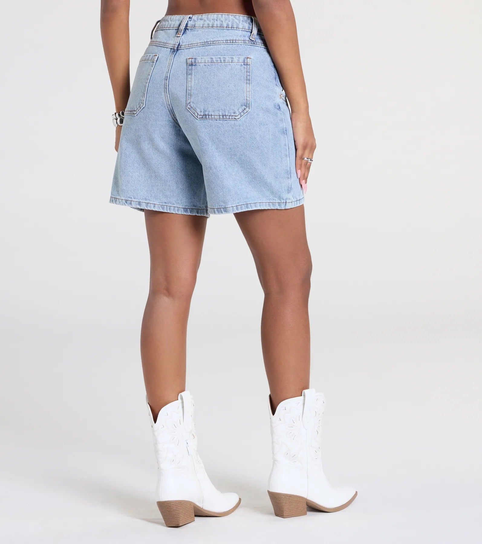 All Day Mid-Rise Denim Jorts