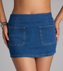 Pocket the Compliments Denim Skort