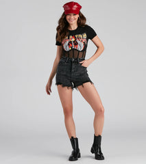 Reese Distressed Mom Shorts by Windsor Denim