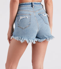 Remy High-Rise Frayed Shorts By Windsor Denim