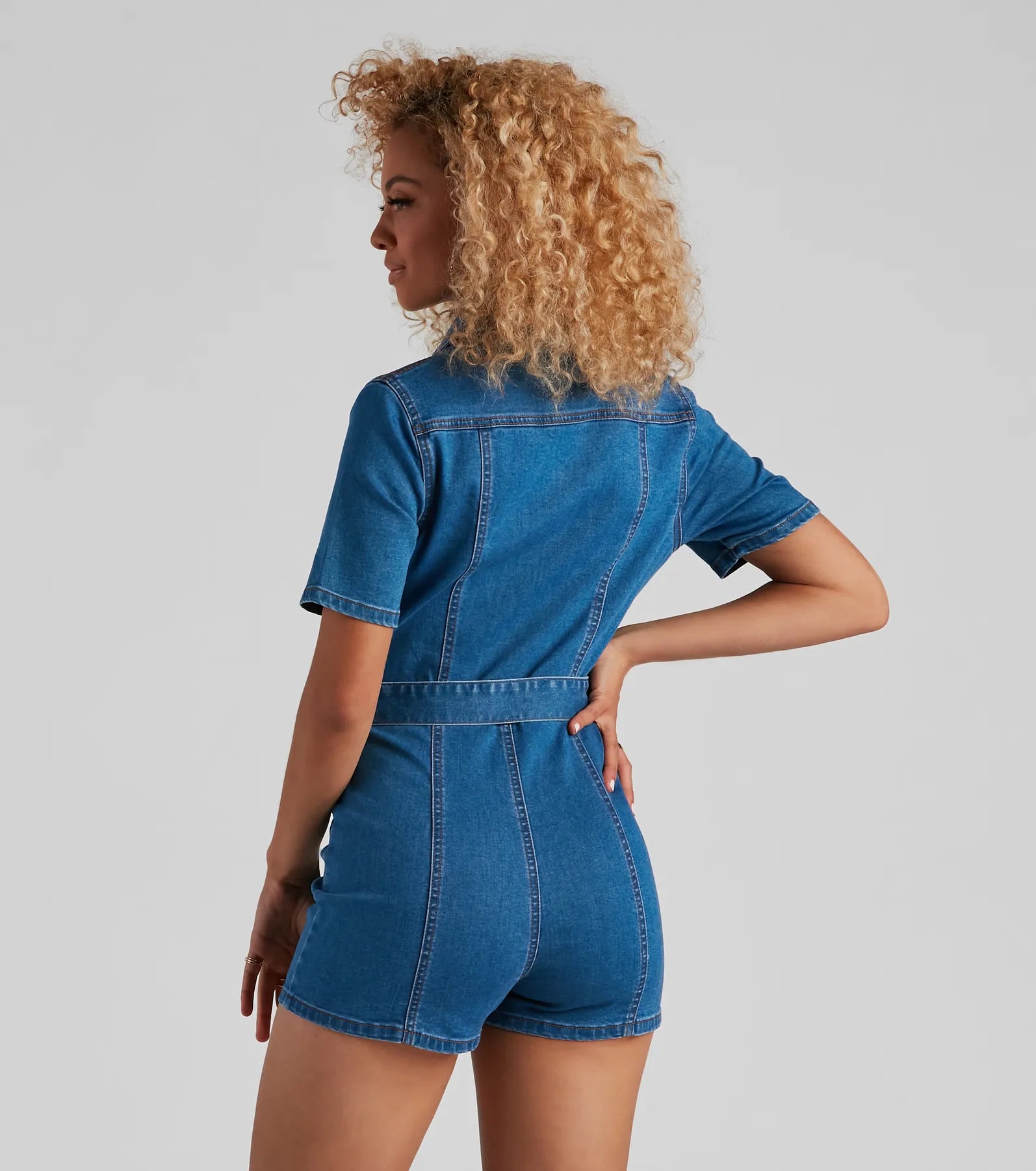 Jean Spirit Utility Denim Romper