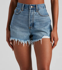 Reese High Rise Denim Shorts By Windsor Denim